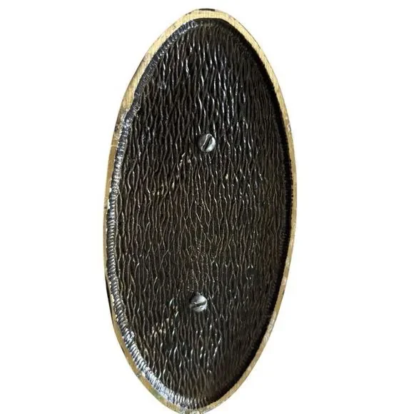 Vintage 9 Branched Brass Hanukkah Menorah Hanukkah Candle Holder - Picture 7 of 7